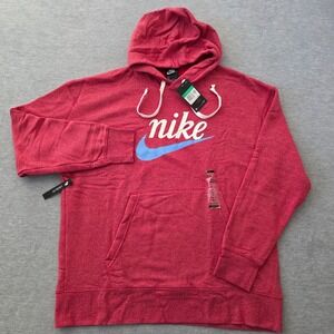 Nike Sportswear Club Fleece Pullover Hoodie Men's XL Red BV2933 657
